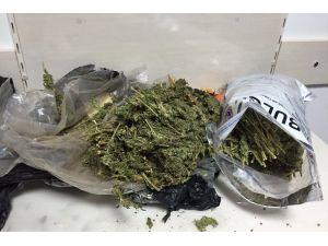 Yolcu otobüsünde 2 kilogram uyuşturucu ele geçirildi