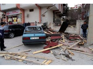 Sivas'ta kuvvetli rüzgar