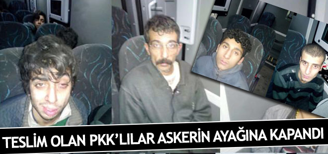 PKK'lı terörist askerin ayağını öpmek istedi