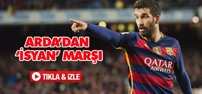 Arda Turan’dan Göztepe marşı