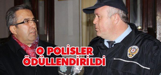 Nüfuz kullanmaya çalışan sürücüye prim vermeyen polislere ödül