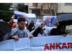 Bangladeş Büyükelçiliği önünde insan hakları protestosu