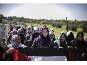 Filistin'de "Dünya Kadınlar Günü" yürüyüşü