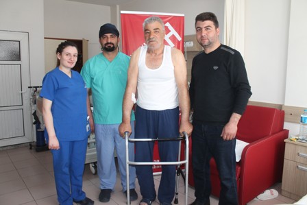 45 yıllık bel rahatsızlığından kurtuldu