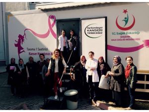 Gezici kanser tarama aracı Kaman'da
