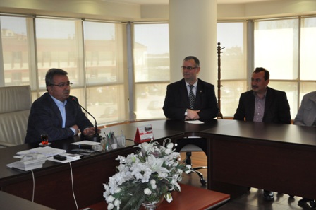 Başkan Hançerli muhtarla bir araya geldi