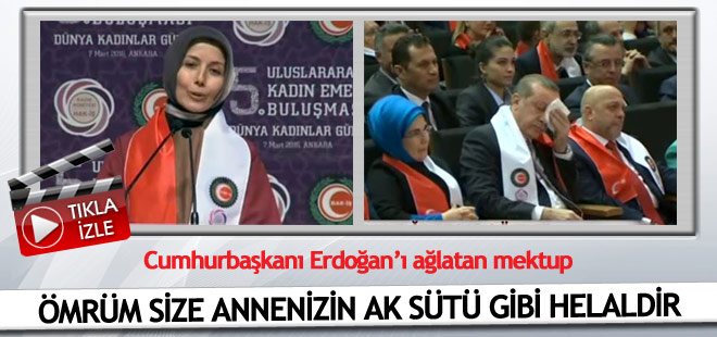 Kadın işçiden Erdoğan'ı duygulandıran mektup