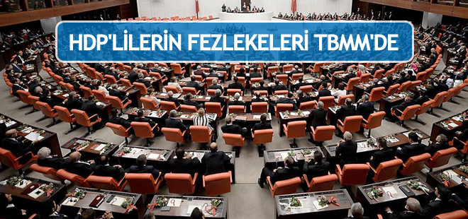 HDP'lilerin fezlekeleri TBMM'de