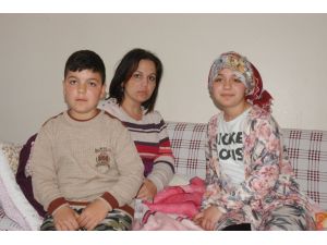 Şiddet mağduru kadın hayata çocuklarıyla tutunuyor