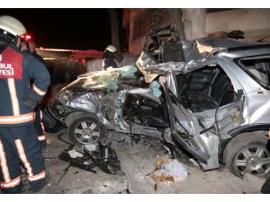 Ümraniye'de trafik kazası: 1 ölü, 1 yaralı