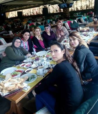 Kadınlar gününde bir araya geldiler