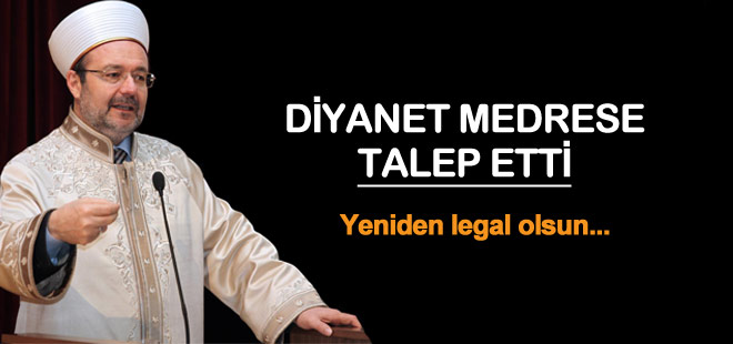 Diyanet İşleri'nden medrese talebi