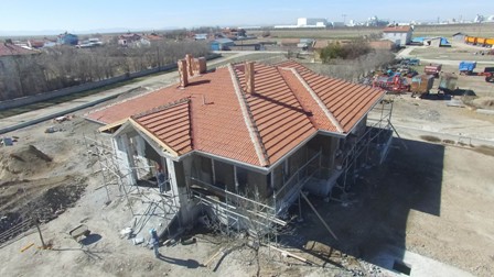 Çumra'da mahalle konaklarında çalışmalar sürüyor