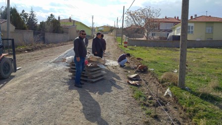 Cİhanbeyli’de çevre düzenlemeleri sürüyor