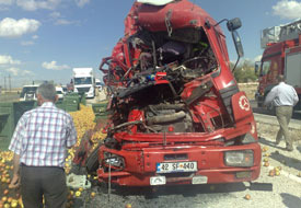 Ereğli'de trafik kazası: 2 yaralı