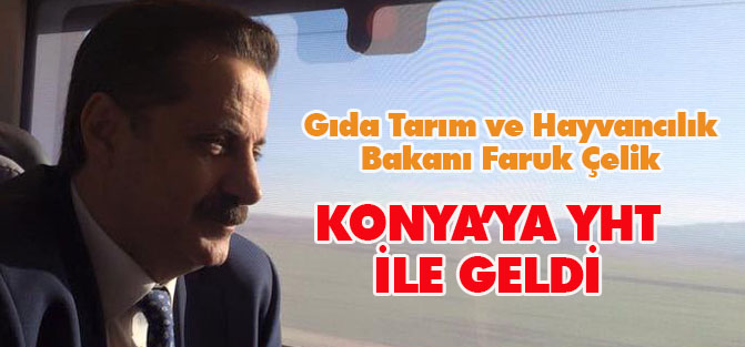 Gıda Tarım ve Hayvancılık Bakanı Çelik Konya'da