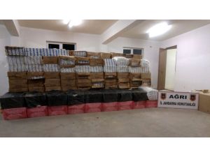 Ağrı'da kaçak sigara operasyonu