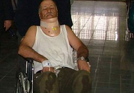 Oluğu açmak isterken düştü