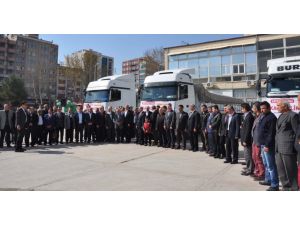 Adıyaman'dan Diyarbakır'a "kardeşlik kervanı"