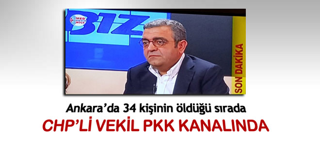 CHP'li vekil PKK medyasında