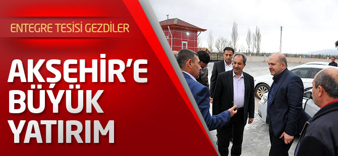 Baloğlu et entegre tesisini gezdi
