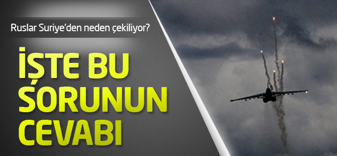 Ruslar Suriye'den neden çekiliyor?