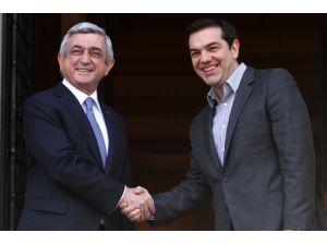 Ermenistan Cumhurbaşkanı Sarkisyan Atina'da