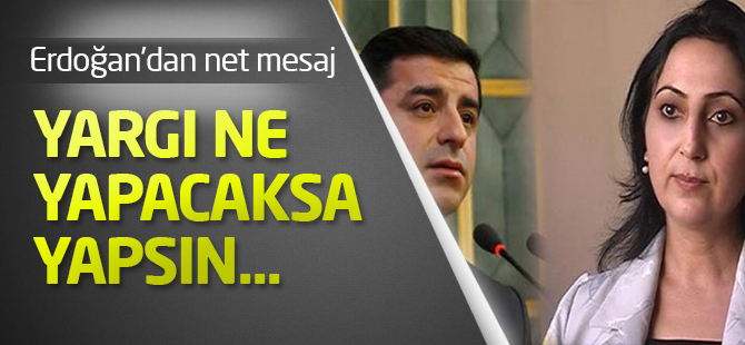 Cumhurbaşkanı Erdoğan: Dokunulmazlıkları kaldırılmalı