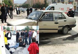 Seydişehir'de kazalar: 2 yaralı
