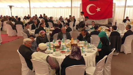 Şehit yakınları ve gazilere yemek