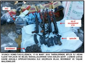 Bitlis'teki terör operasyonu