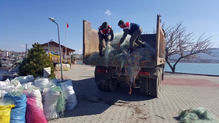 Yasak ağ imha edildi