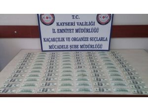 Kayseri'de sahte para operasyonu