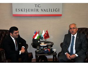 Tacikistan'ın Ankara Büyükelçisi Şaripov, Eskişehir'de