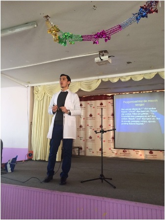 Armağan kolejinde misvakla sağlıklı dişler