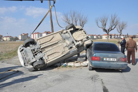Akşehir’de trafik kazası: 1 yaralı