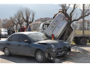 Akşehir’de trafik kazası: 1 yaralı
