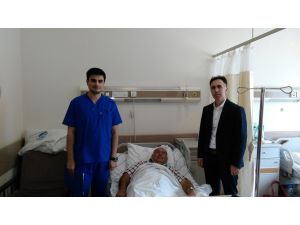 "At nalı" böbreğindeki taşlar kapalı yöntem ameliyatla temizlendi