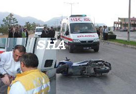 Seydişehir'de kazalar: 2 yaralı