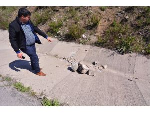 Osmaniye'ye düşen havan mermileri