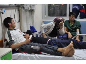 Gaziantep'te trafik kazası: 15 yaralı