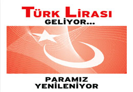 YTL'den TL'ye geçişe az kaldı