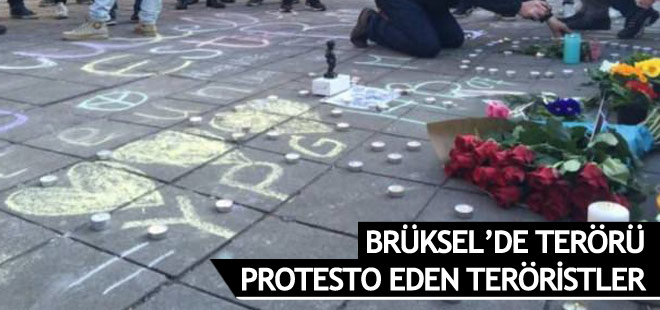 Teröristler Brüksel'de terörü kınadı