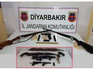 Diyarbakır'da silah kaçakçılığı operasyonu