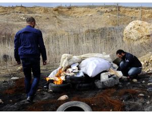 Uşak'ta 340 kilogram uyuşturucu imha edildi