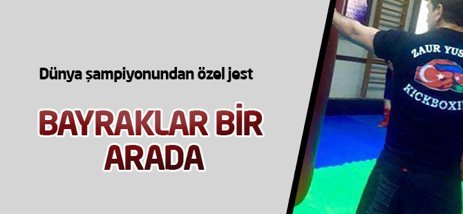 Dünya şampiyonundan özel jest