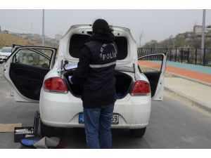 Jandarmanın uygulama noktasından kaçan şüpheli araç