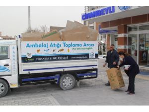 Cihanbeyli'de atıkların toplanması