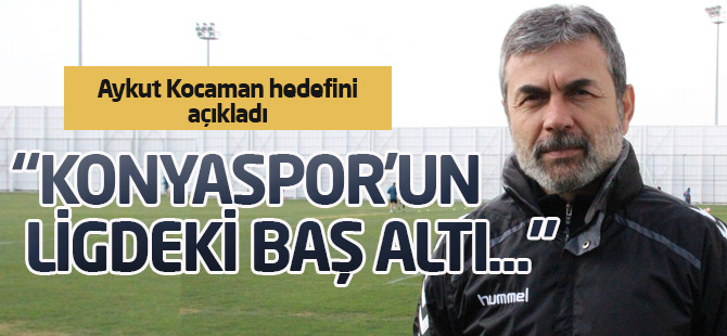 Aykut Kocaman hedefini açıkladı