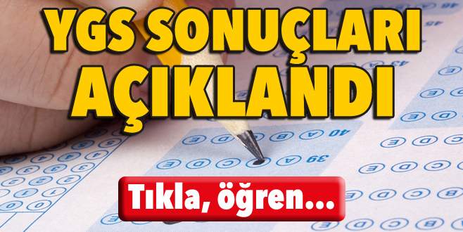 ÖSYM, YGS 2016 sınav sonuçlarını açıkladı - Tıkla YGS sonuçlarını öğren